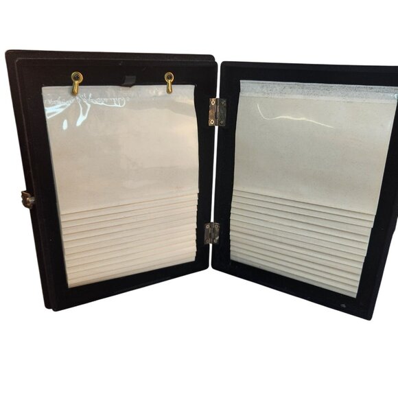 Vintage Silver Tone Picture Frame 5"x7" Hinged Back Stand Classic Home Decor - Picture 2 of 15